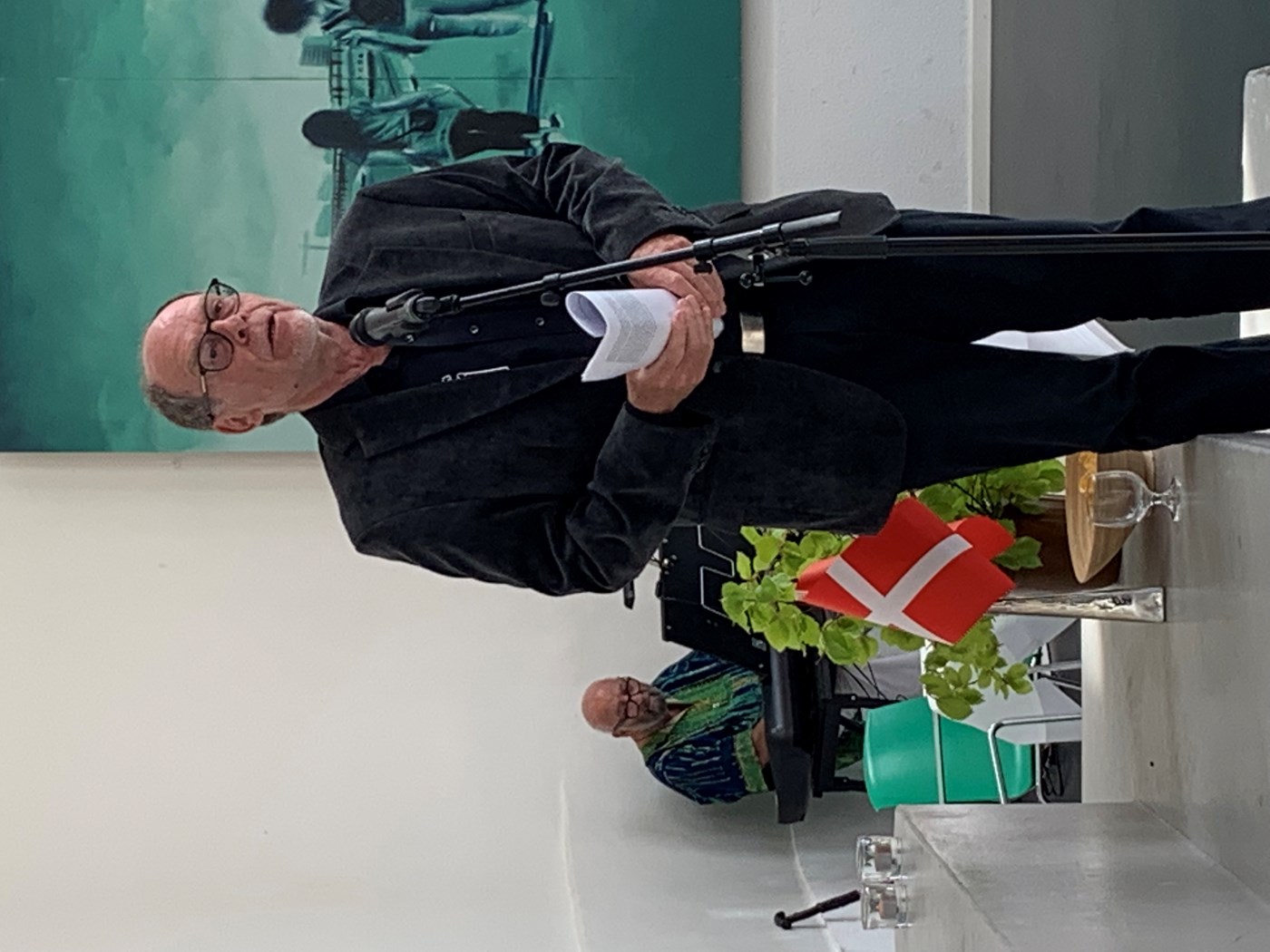 Tidligere bestyrelsesformand Henning Dochweiler berettede om Skagens Bio gennem de første 10 år